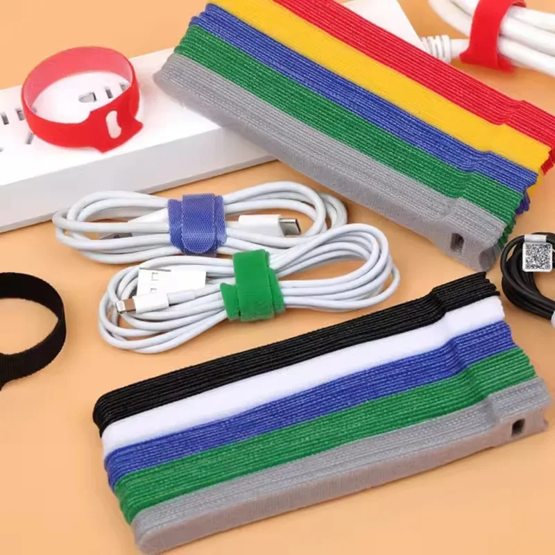 Desk Setup Cable Management - 10/30/50PCS USB 케이블 정리기 와인더 타이