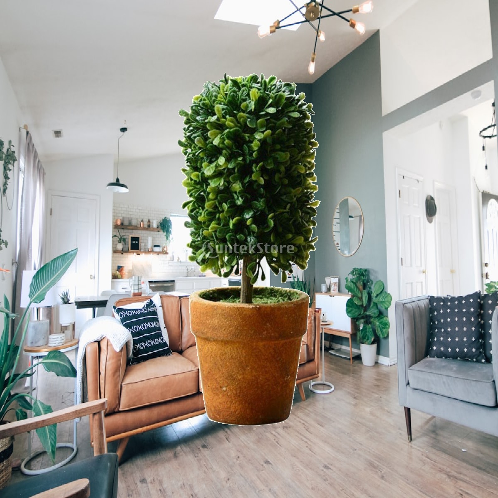 Plant Pot Small Desk - 작은 인조 식물 화분, 관리가 쉬운