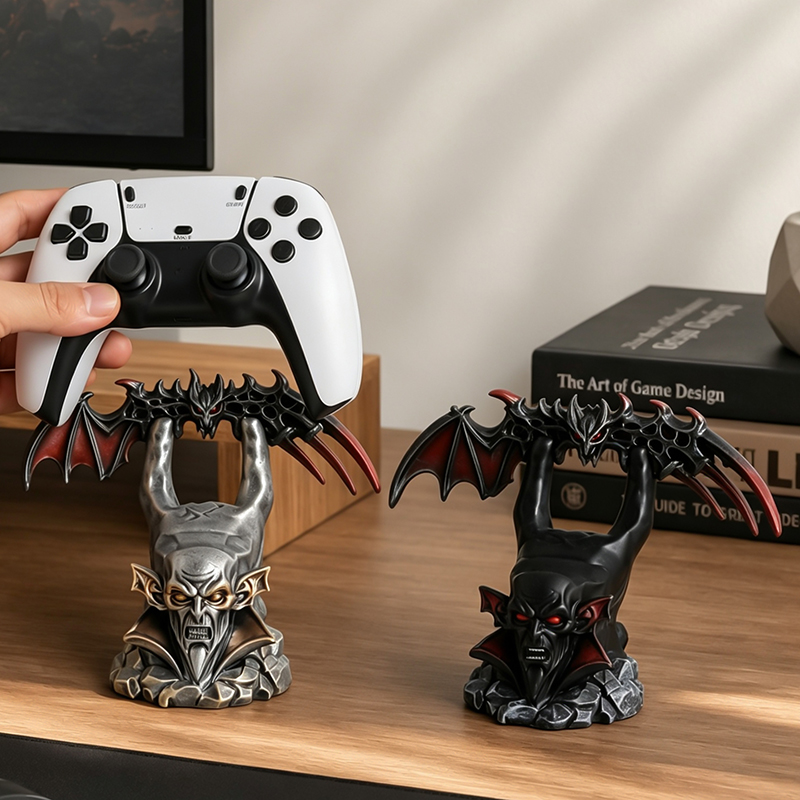 Desk Setup Xbox - 으스스한 뱀파이어 박쥐 날개 레진 컨트롤러