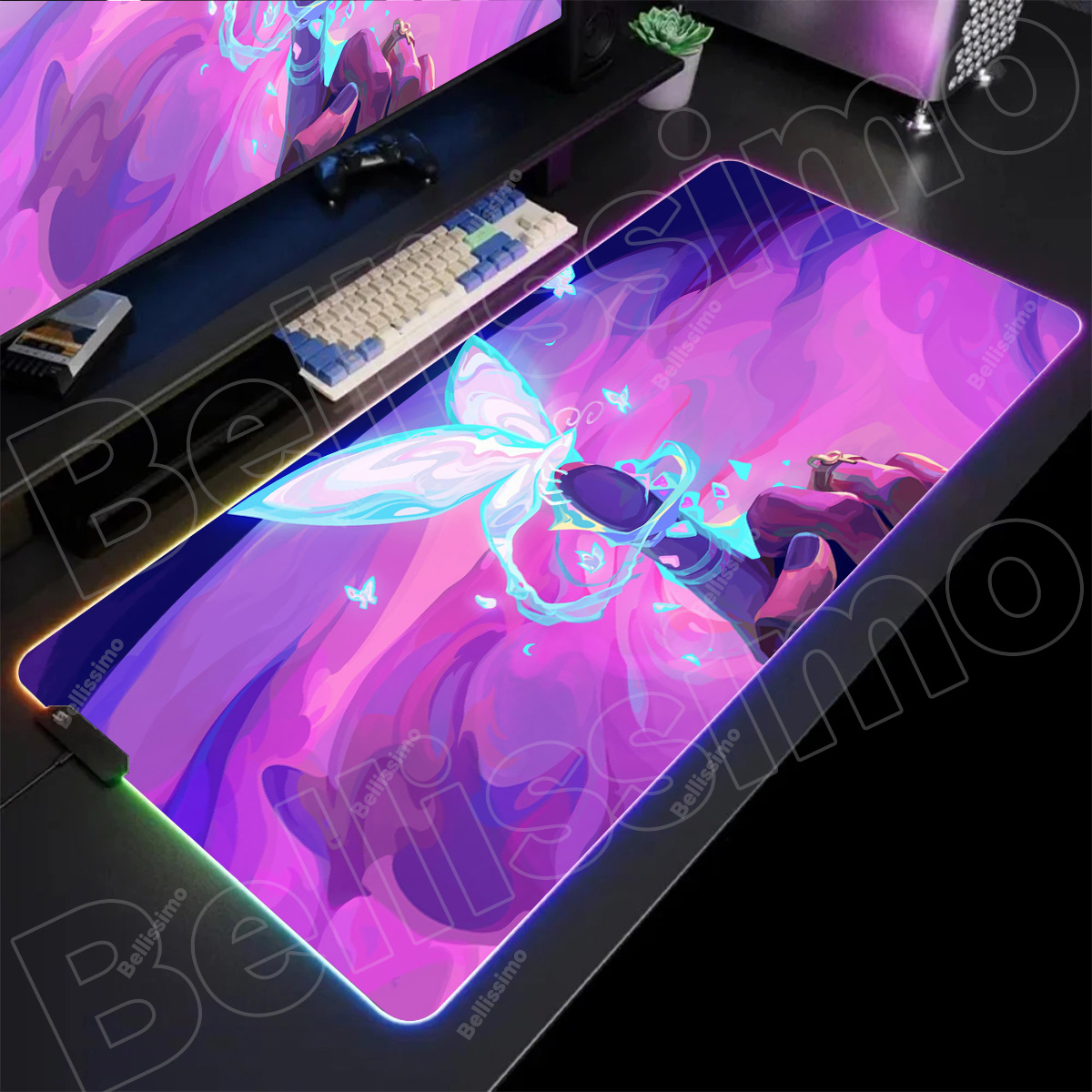 Desk Setup Valorant - 마우스 패드 게이머 클로브 발로란트 Rgb
