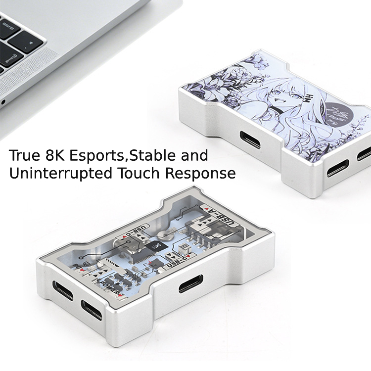 RGB USB 허브 2 입력 3 출력 게임용 책상 설정 - Desk Setup Keyboard 리뷰 및 가격