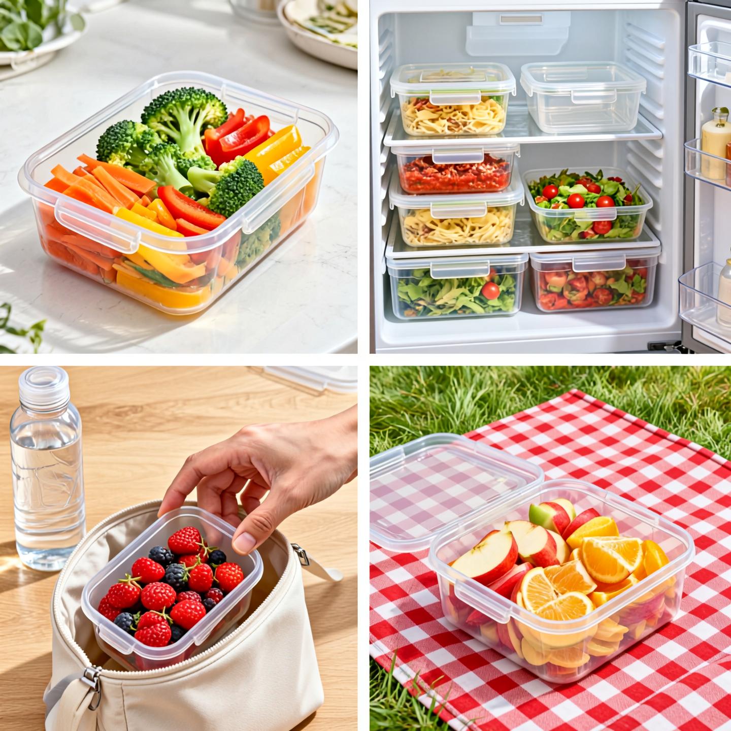 40개의 밀폐 식품 보관 용기 세트, 20개의 투명 플 - Drawer Organizer Bamboo 리뷰 및 가격