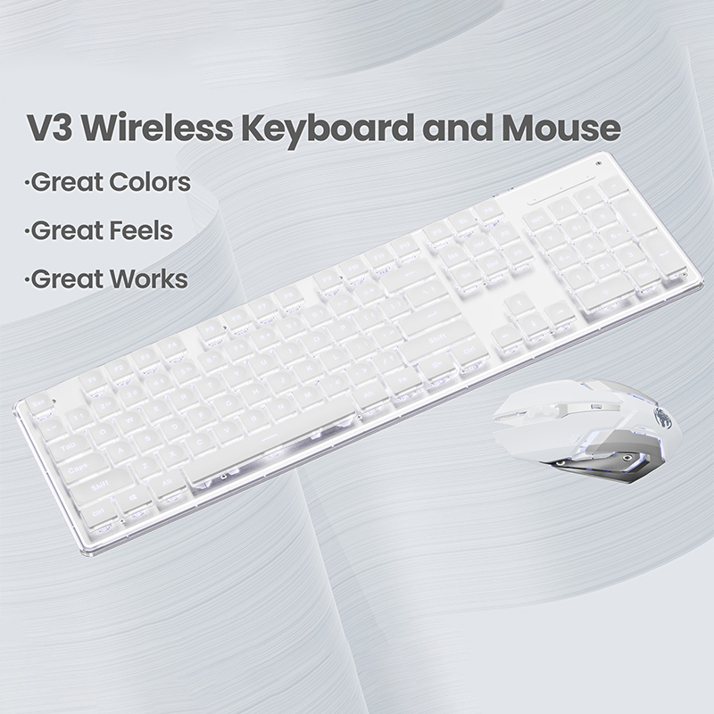 EWEADN V3 무선 무음 사무용 키보드 및 마우스  - Desk Setup Keyboard 리뷰 및 가격