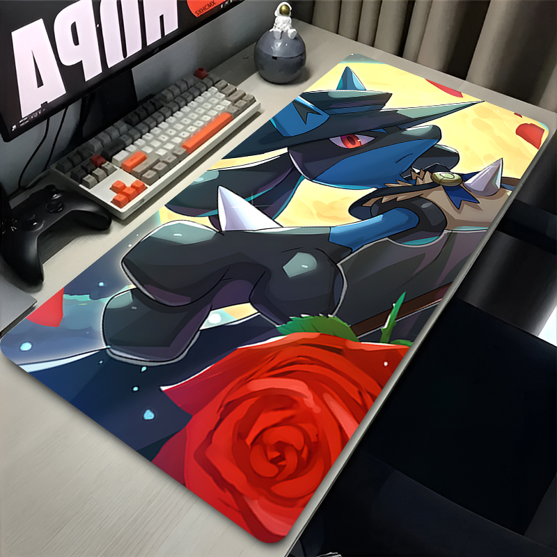 마우스 패드 멋진 애니메이션 P-포켓몬 루카리오 마우스 - Desk Setup Ergonomic 리뷰 및 가격