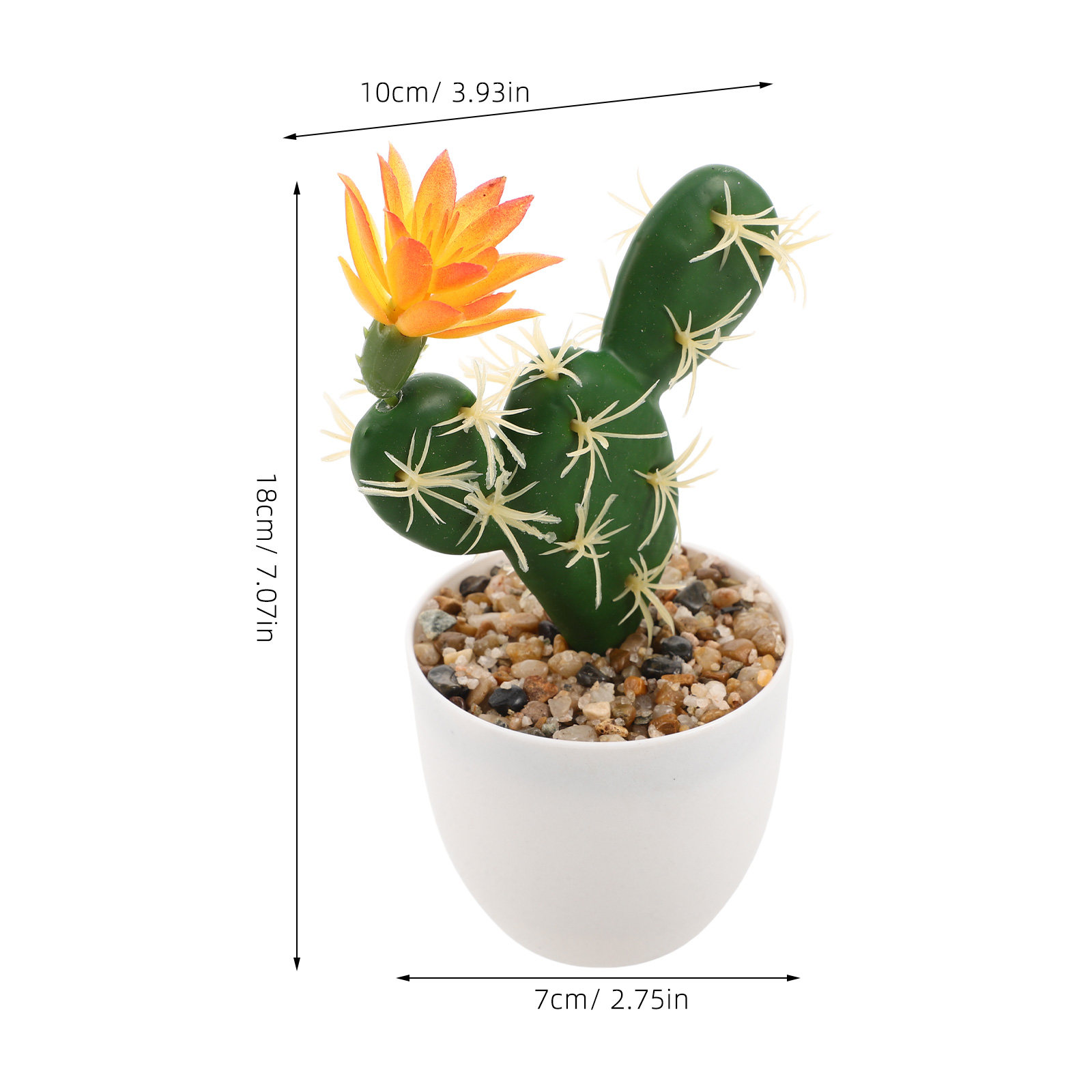 7인치 미니 인조 선인장 화분에 심은 가짜 다육식물,  - Plant Pot Small Desk 리뷰 및 가격