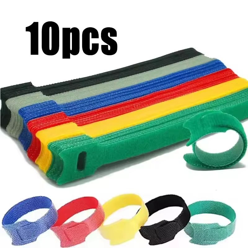 10-50Pcs 다목적 패스너 케이블 스트랩 테이프 타 - Desk Setup Cable Management 리뷰 및 가격