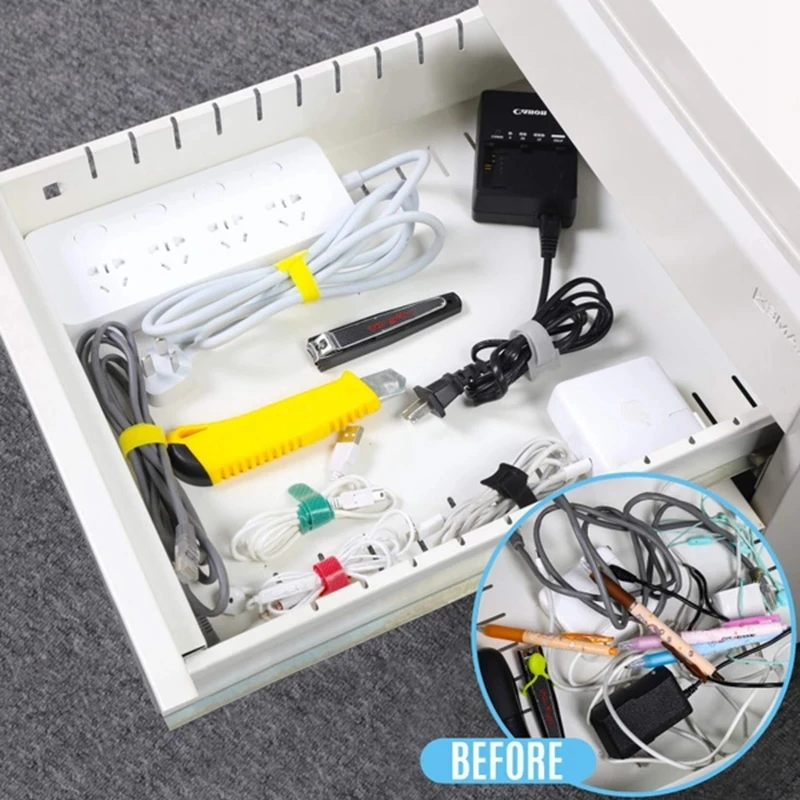 10-50Pcs 다목적 패스너 케이블 스트랩 테이프 타 - Desk Setup Cable Management 리뷰 및 가격