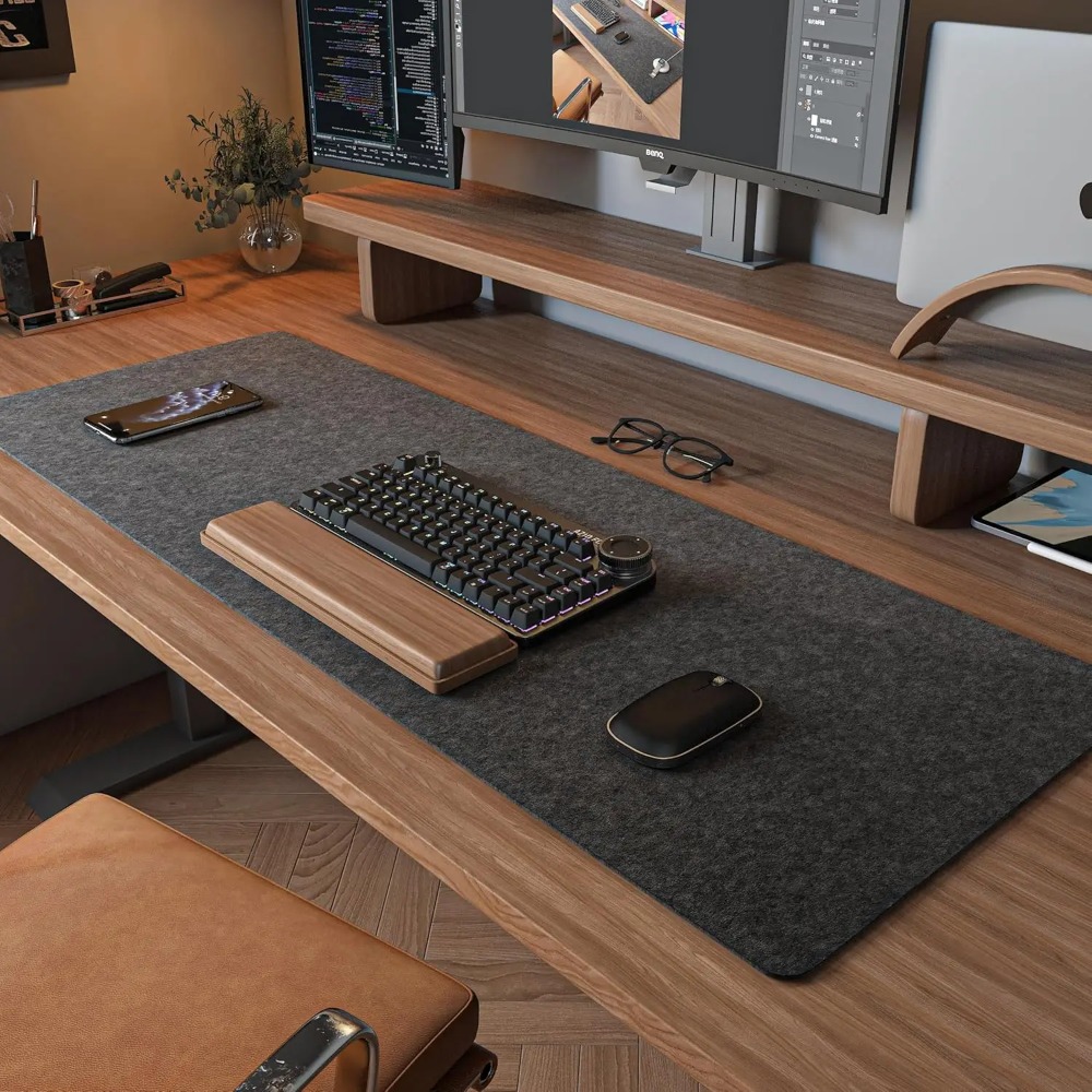 펠트 데스크 매트 컴퓨터 매트 (31.5x15.7인치) - Desk Setup Ergonomic 리뷰 및 가격
