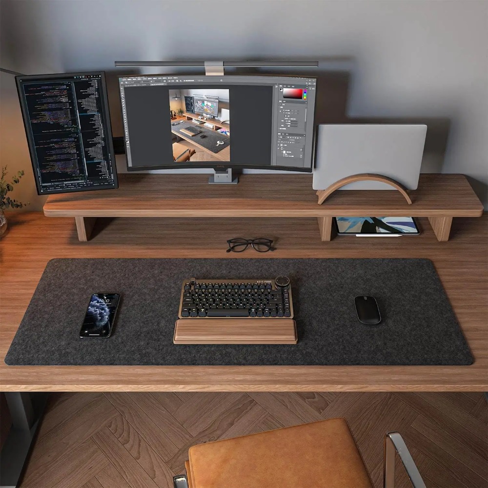 펠트 데스크 매트 컴퓨터 매트 (31.5x15.7인치) - Desk Setup Ergonomic 리뷰 및 가격