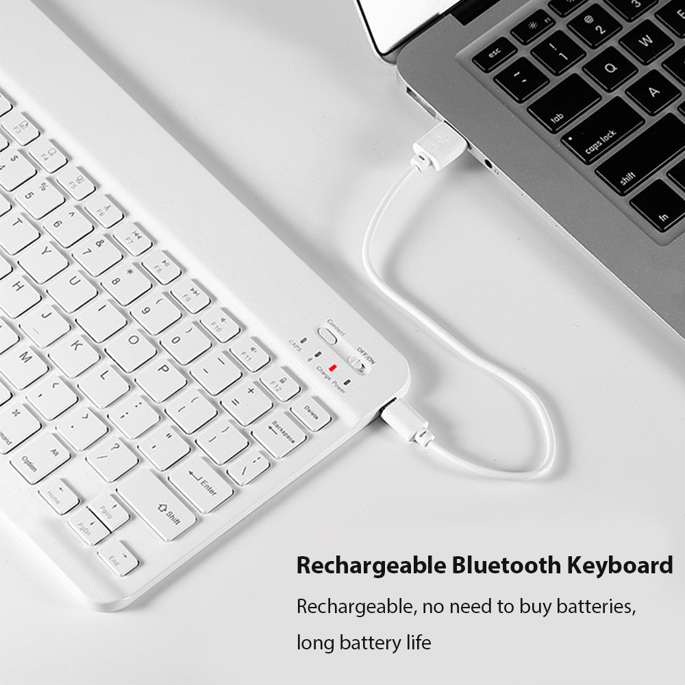 블루투스 무선 키보드 범용 휴대 전화 태블릿 키보드 및 - Desk Setup Keyboard 리뷰 및 가격
