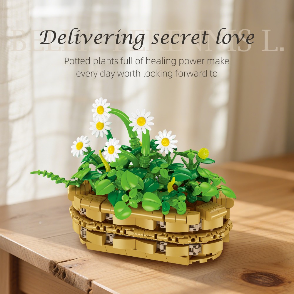 375개 데이지 식물 블록 - 책상용 미니 분재 화분  - Plant Pot Small Desk 리뷰 및 가격