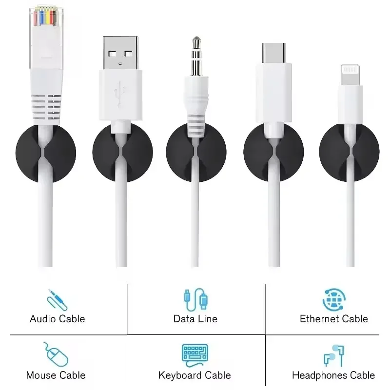 5/50Pcs 데스크탑 벽 케이블 클립 와이어 관리 U - Desk Setup Cable Management 리뷰 및 가격