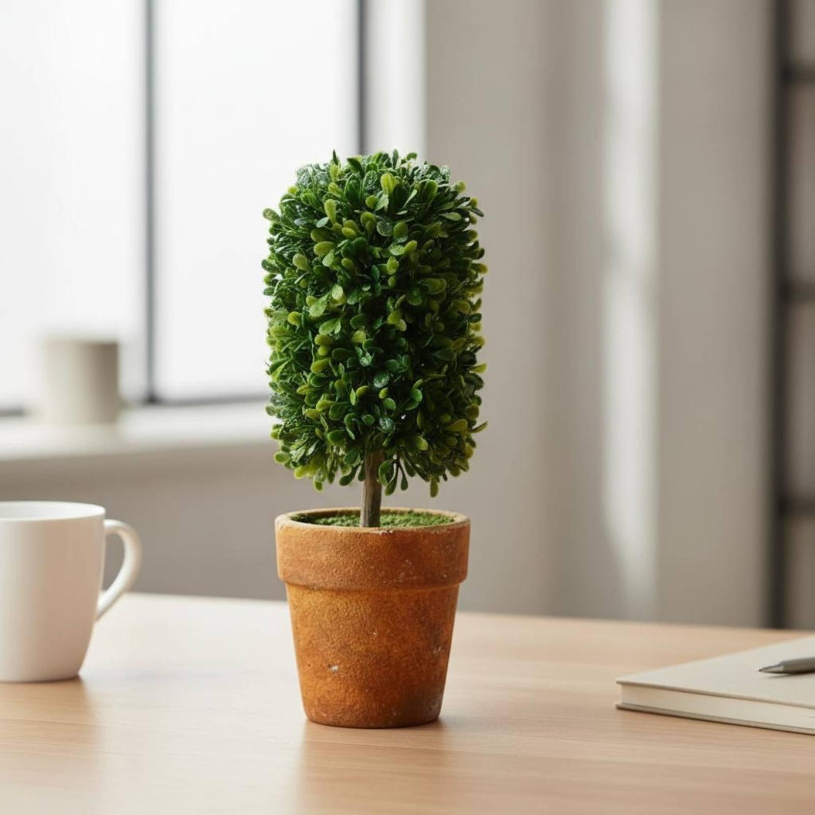 작은 인조 식물 화분, 관리가 쉬운 데스크탑 장식용 식 - Plant Pot Small Desk 리뷰 및 가격