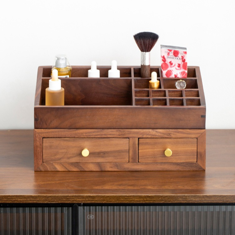 단단한 나무로 만든 이중 레이어 정리함, 분리 가능한  - Drawer Organizer Bamboo 리뷰 및 가격