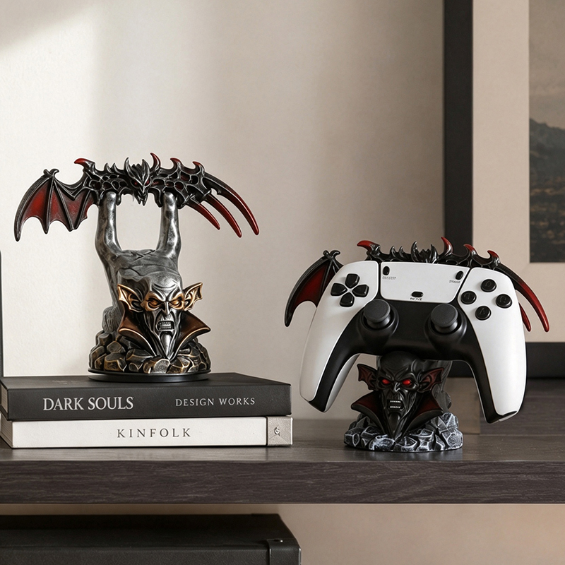 으스스한 뱀파이어 박쥐 날개 레진 컨트롤러 홀더, PS - Desk Setup Xbox 리뷰 및 가격