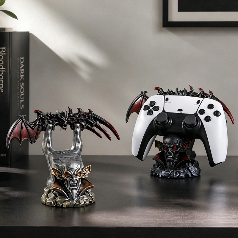 으스스한 뱀파이어 박쥐 날개 레진 컨트롤러 홀더, PS - Desk Setup Xbox 리뷰 및 가격