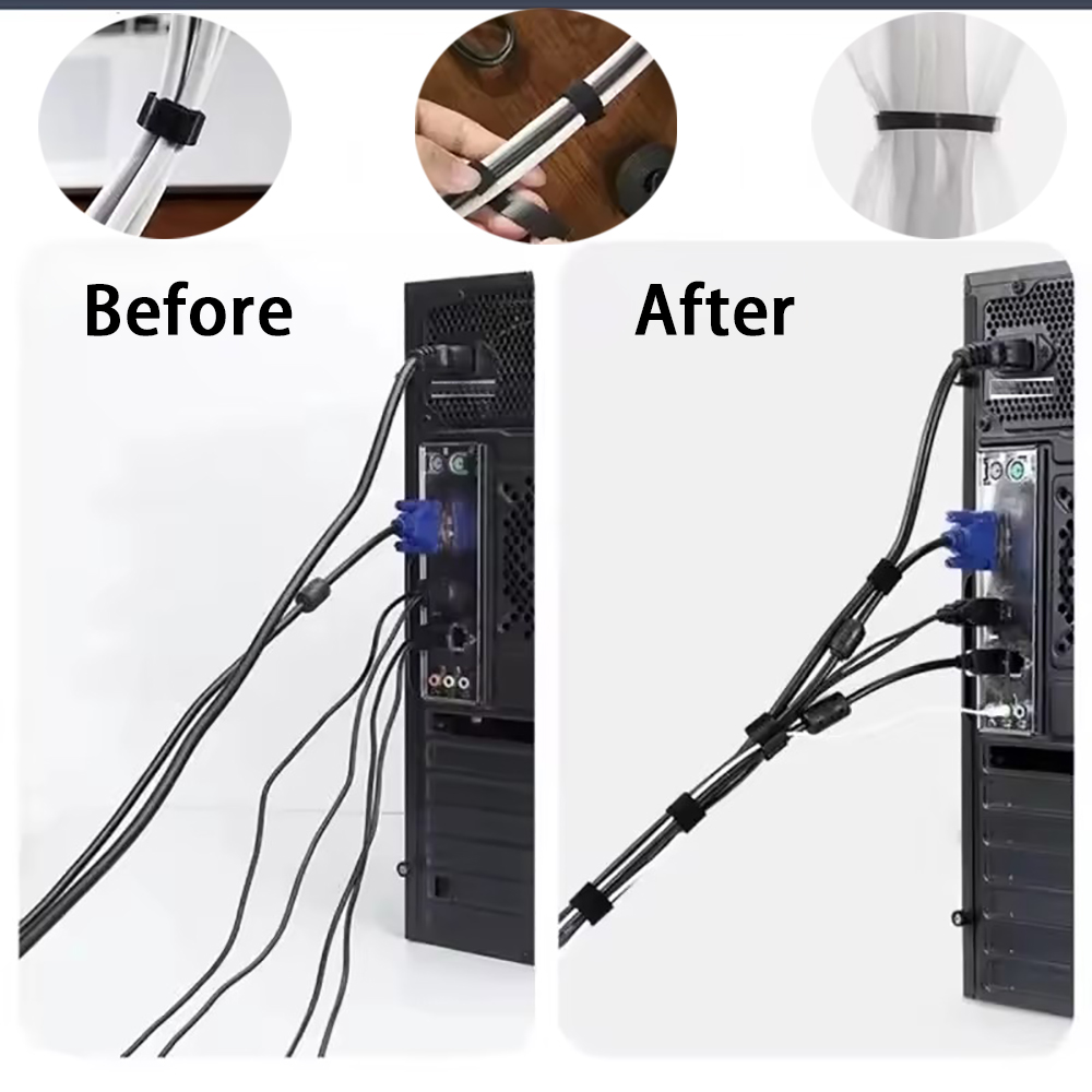 1pc 케이블 정리 도구 케이블 관리 와이어 와인더 테 - Desk Setup Cable Management 리뷰 및 가격