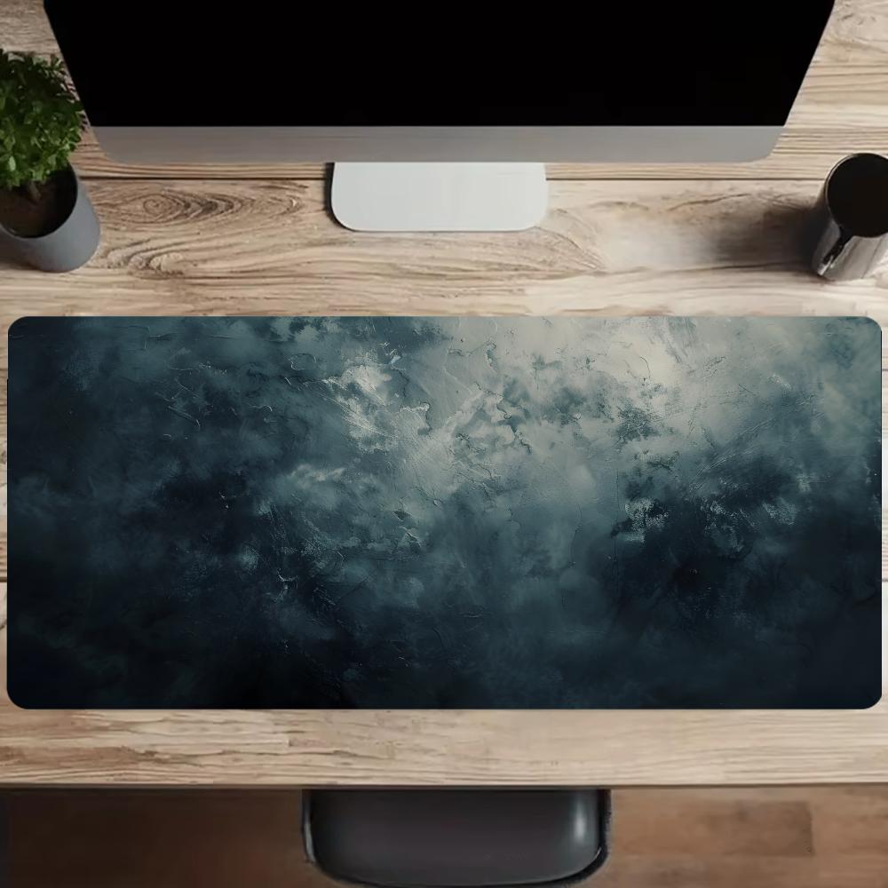 짙은 회색의 추상적인 디자인 마우스 패드, 게이밍 마우 - Desk Setup Grey 리뷰 및 가격