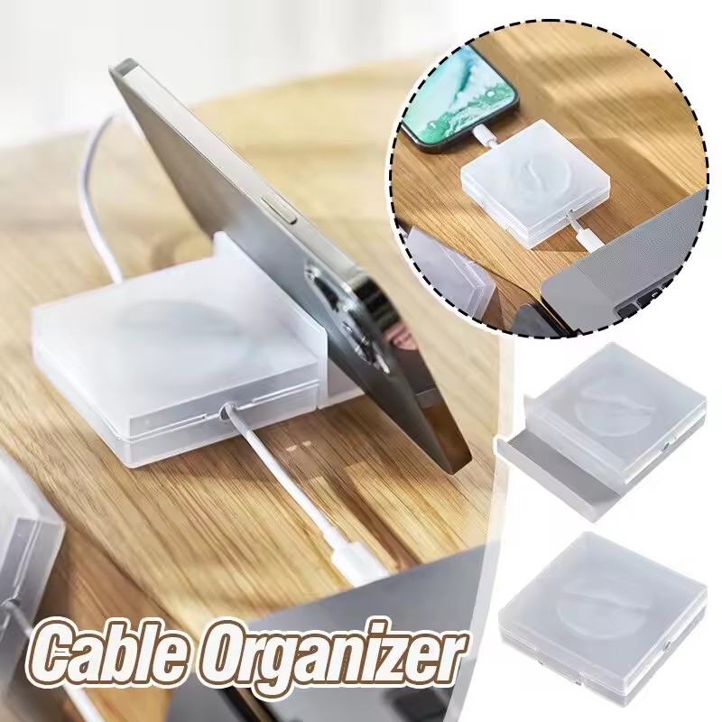 휴대용 투명 케이블 정리기 코드 관리 USB 케이블 와 - Desk Setup Cable Management 리뷰 및 가격
