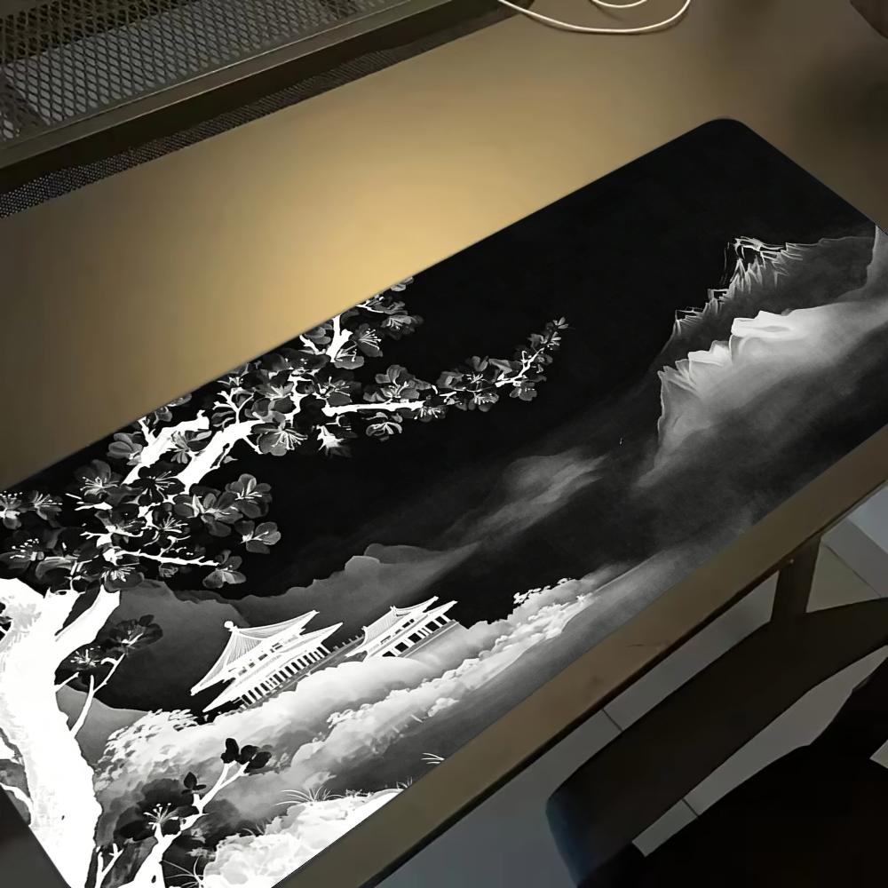 그레이 문라이트 나이트 대형 마우스패드 부드러운 고무  - Desk Setup Grey 리뷰 및 가격