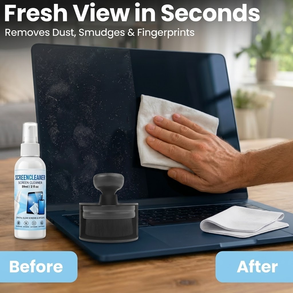 정전기 방지 스크린 클리너 스프레이 세트(천, 먼지 제 - Monitor Cleaning Kit 리뷰 및 가격